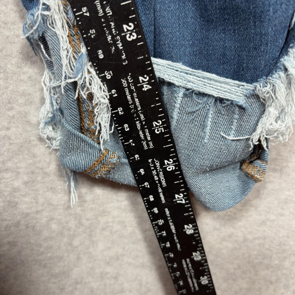 Judy Blue Jeans Womens 18W Dark Wash Distressed Skinny Cuffed Stretch JB82113DK - Picture 9 of 10